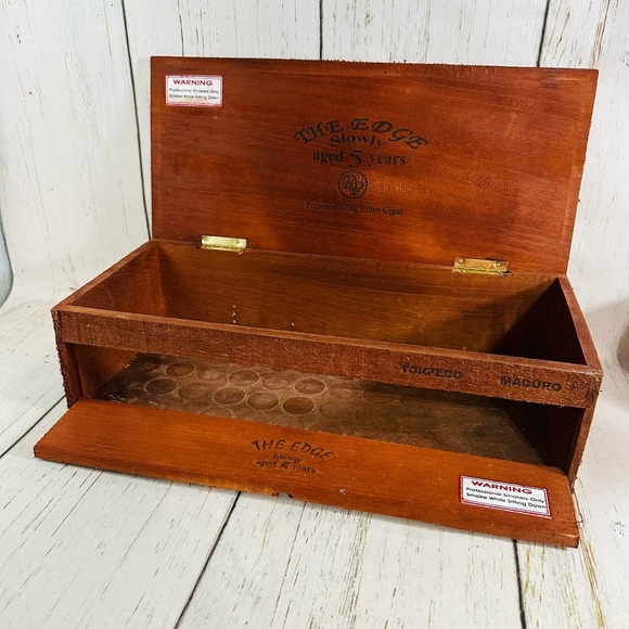 Rocky Patel Edge Maduro Toro 6x52 Empty Cigar Box - Picture 5 of 6